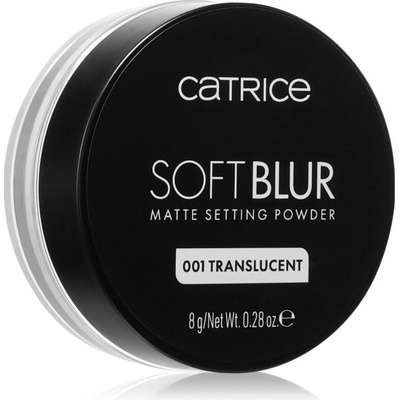 Catrice Soft Blur Matte sypký fixační pudr 001 Translucent 8 g – Zboží Dáma