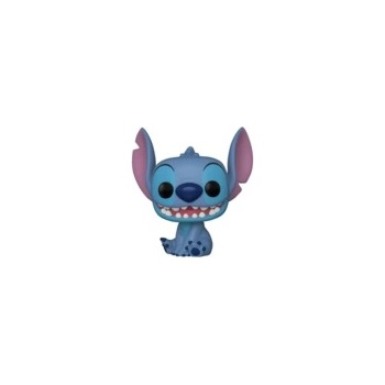 Funko POP! Movies: Disney Lilo and Stitch, 065665, Stitch (Smiling Seated) #1045 Vinyl Figure (FUNKO-065665)