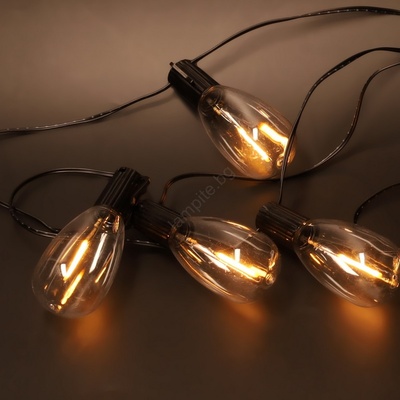 Brilagi - LED външна гирлянда 10xLED/3xAA 3, 2m IP44 топла бяла (BG2547)