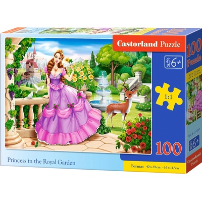 Castorland Пъзел Castorland от 100 части - Принцеса в Кралската градина (B-111091)