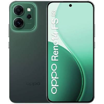 Reno 14 FS 5G, 6.57″ AMOLED, Snapdragon 6 Gen 1, 12 GB RAM, 512 GB, 50 MP тройна камера, 6000 mAh, Luminous Green (CPH2743_FS_12+512)