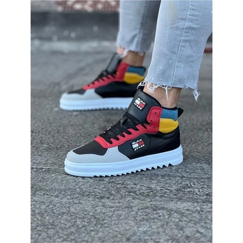 Wagon Мъжки спортни боти wg220 - Черни с Горчица #363083 (363083_Черно)