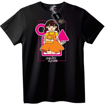 NOONEBRAND Тениска Кукла от Squid Game - 4XL, Black