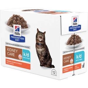 Hill's Hill s Prescription Diet Feline Early Stage Kidney Care k/d Пиле 12 x 85 г