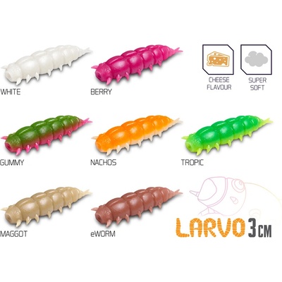 Delphin LARVO Cheese 15ks 3cm NACHOS