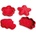 Bigjigs Toys Силиконови формички червени Cherry (BJ33604)