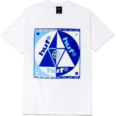 HUF Blue Code Tee white