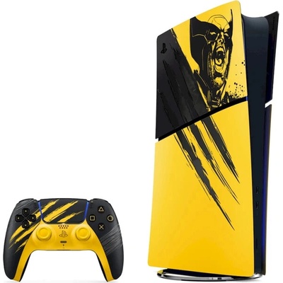 PlayStation 5 Slim Digital Edition 825GB Marvels Wolverine: Battle Yellow Limited Edition – Zboží Živě