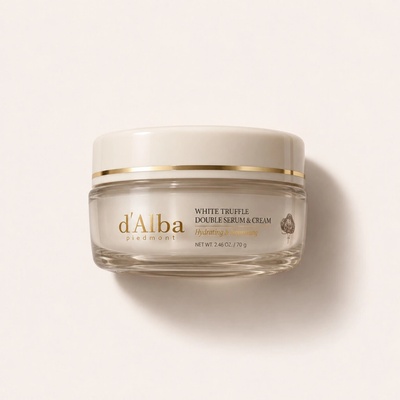 D'Alba white truffle double serum & cream 2v1 sérum a krém s bílým lanýžem 70 g