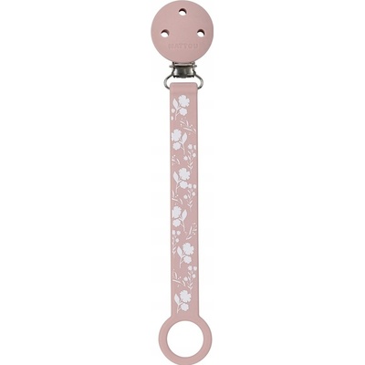 Nattou klip silikonový bez BPA Peach – Zboží Mobilmania