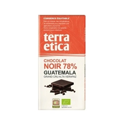 Terra Etica Bio hořká čokoláda Guatemala 78 %, 100 g