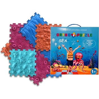 Ortho Puzzle Модулен килим за игра Ortho Puzzle - Микс - Море (462712816236)