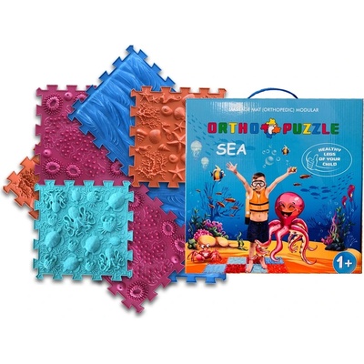 Ortho Puzzle Модулен килим за игра Ortho Puzzle - Микс - Море (462712816236)