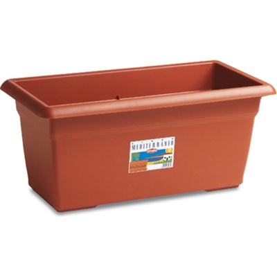 Plastia Samozavlažovací truhlík SIESTA LUX 100x20x19 cm terakota