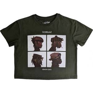 Gorillaz Demon Days Green L Дамски Риза (GORCT03LGR03)