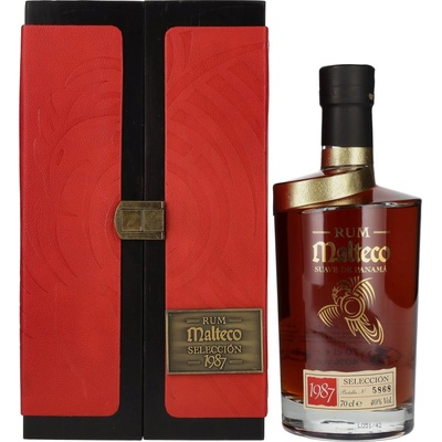 Malteco 1987 Selección Rum 40% 0,7 l (tuba)