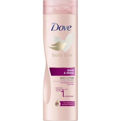 Dove tělové mléko Body Love Glow & Shine 400 ml