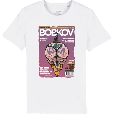 Koza Bobkov tričko Hustler biele