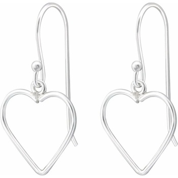 Image 1 of Bijutanki Сребърни Висящи Обеци - Сърца