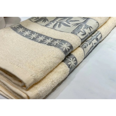 Caretrade osuška Bamboo 70 x 140 cm krémová