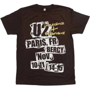 U2 I+E Paris Event 2015 (Ex-Tour) Brown M Риза (U2TOURTS08MBR02)