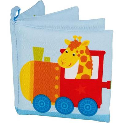 Goki Текстилна книжка за верижка Goki - Животните във влака (65254)