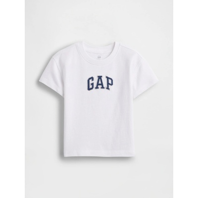 GAP Baby tričko s logem bílá