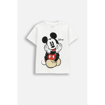 COCCODRILLO Tričko s krátkým rukávem bílý s potiskem Mickey Mouse licence MICKEY MOUSE