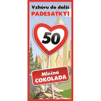 Bohemia Gifts Mliečna čokoláda Všetko najlepšie 50 100 g