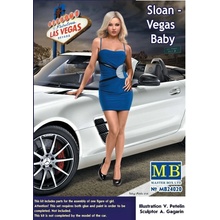 Master Box Dangerous Curves Sloan Vegas Baby MB24020 1:24