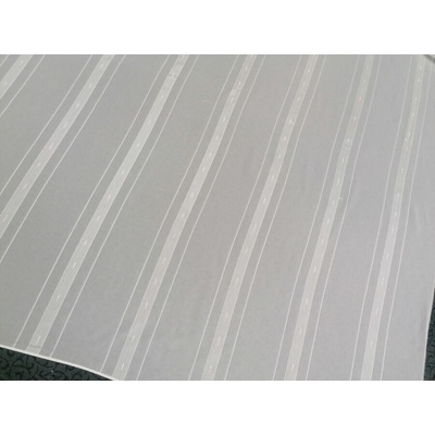 Záclona světle smetanová pruhy G0345/150 150 cm