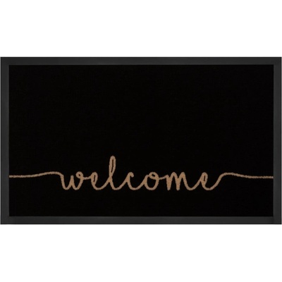 Hanse Home Cozy Welcome černá 45 x 75 cm