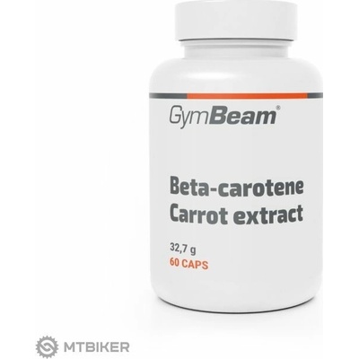 GymBeam Betakarotén extrakt z mrkvy 60 kapsúl