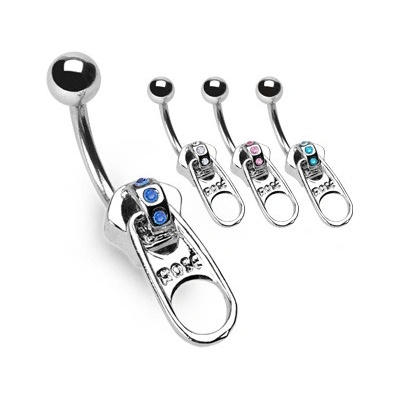 Marre piercing banánek chirurgická ocel Zip HWNSLF393