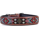 Kay-line kožený obojok Aztec