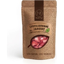 Natu Lyofilizované jahody plátky 45 g
