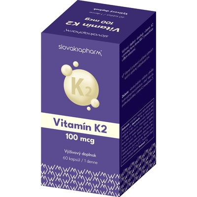 Slovakiapharm Vitamín K2 100 µg 60 kapsúl