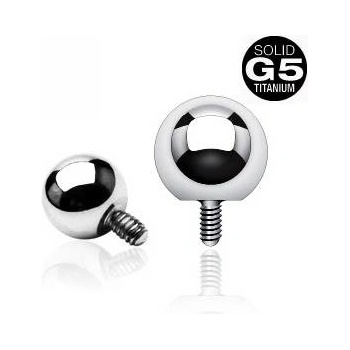 Šperky4U microdermal ozdobná část kulička titan TIT1034-04