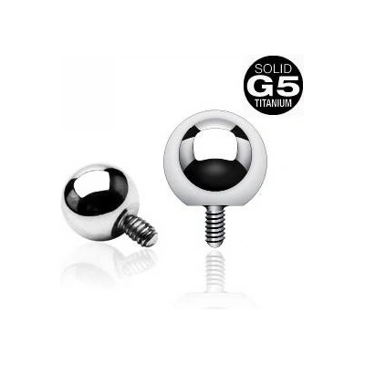 Šperky4U microdermal ozdobná část kulička titan TIT1034-04