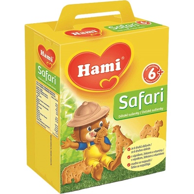 Hami NUTRICIA N.V. ZOETERMEER Safari sušenky 180 g