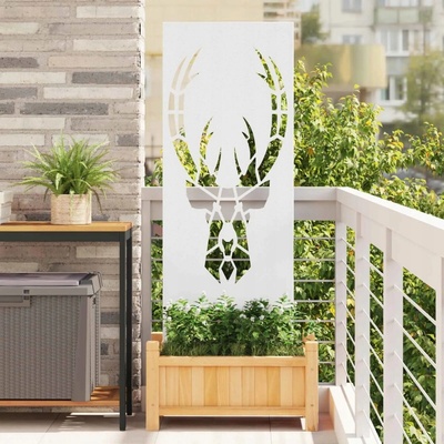 Zástěna pro soukromí na zahradě Bílá 50 x 140 cm