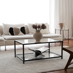 ASIR GROUP Масичка за кафе ASTRO 40x90 cм черна (AS1041)