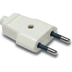 Famatel 1001 10a-250v бял незаземен щепсел (1001)