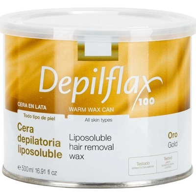 Depilflax 100 Zlatý vosk na depilaci v plechovce 500 ml