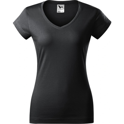 Malfini Fit V-neck 162 ebony gray