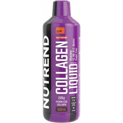 Nutrend Kolagen Liquid kolagen na klouby oranžový 500 ml