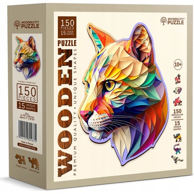 WOODEN Dřevěné Puma CITY 150 dílků