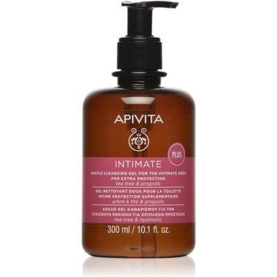 Apivita Intimate Plus Cleansing Gel нежен пенлив почистващ гел за интимна хигиена 300ml