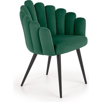 Halmar Трапезен стол k410 зелено кадифе