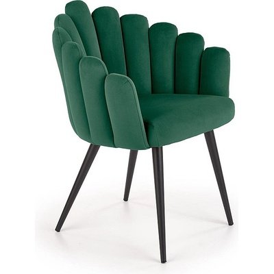 Halmar Трапезен стол k410 зелено кадифе